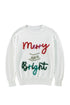 Tinsel Merry and Bright Graphic Christmas Sweater