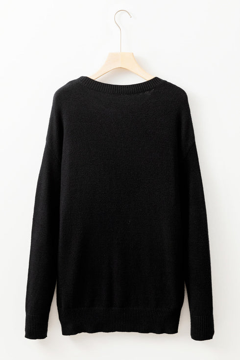 Tinsel Merry and Bright Graphic Christmas Sweater