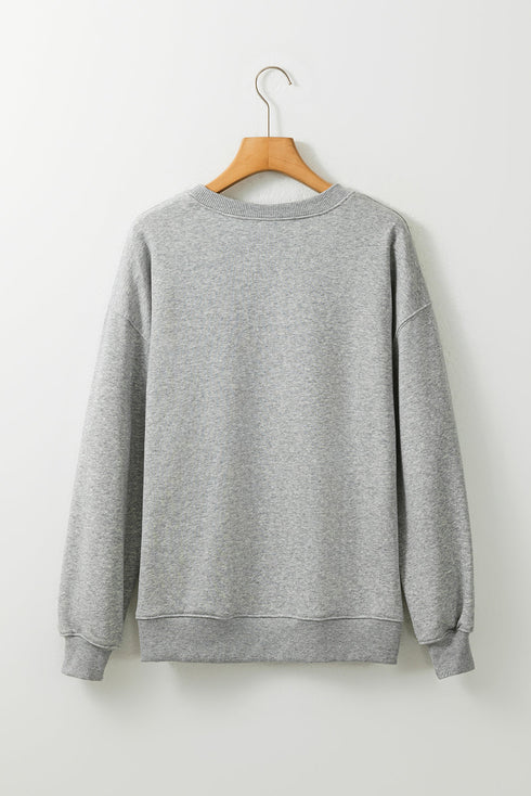 Tis The Season Chenille Patch Graphic Sweatshirt
