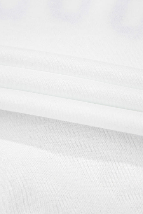 TOUCH DOWN Football Graphic Pullover Sweatshirt