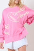 Touch Down Rugby Thread Embroidery Sweatshirt