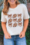 Touchdown And Tiaras Football Bows Graphic Game Day Tee