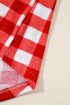 Traditional Plaid Print Notched Collar Long Sleeve Pajama Set