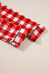 Traditional Plaid Print Notched Collar Long Sleeve Pajama Set
