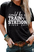 Train Station Kinda Day Western Graphic Tee