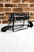 Transparent Multi Pocket Adjustable Strap Shoulder Bag