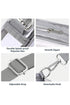 Transparent Multi Pocket Adjustable Strap Shoulder Bag