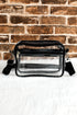 Transparent Multi Pocket Adjustable Strap Shoulder Bag