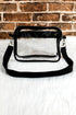 Transparent Multi Pocket Adjustable Strap Shoulder Bag