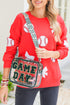 Transparent Pvc Chenille Letter Patch Shoulder Bag