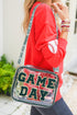 Transparent Pvc Chenille Letter Patch Shoulder Bag