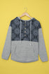 Tribal Print Vintage Pocket Hoodie