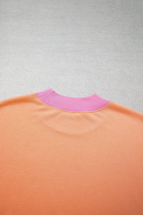 Trim Detail Minimalist Inspired Capsule Wardrobe Layering Sweatshirt