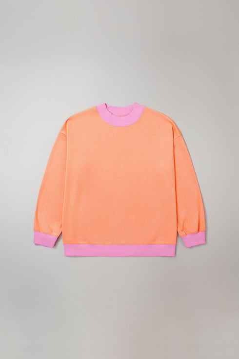 Trim Detail Minimalist Inspired Capsule Wardrobe Layering Sweatshirt