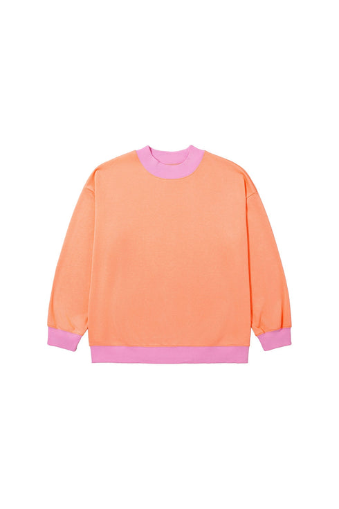 Trim Detail Minimalist Inspired Capsule Wardrobe Layering Sweatshirt
