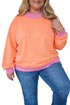 Trim Detail Minimalist Inspired Capsule Wardrobe Layering Sweatshirt