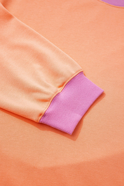 Trim Detail Minimalist Inspired Capsule Wardrobe Layering Sweatshirt