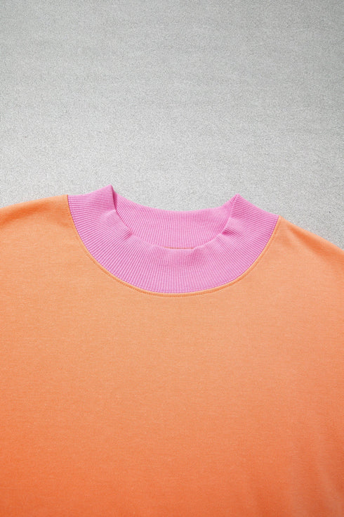 Trim Detail Minimalist Inspired Capsule Wardrobe Layering Sweatshirt