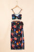 Tropical Floral Halter Crop Top And Maxi Skirt Set