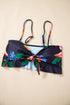 Tropical Floral Halter Crop Top And Maxi Skirt Set