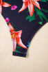 Tropical Floral Halter Crop Top And Maxi Skirt Set