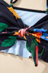 Tropical Floral Halter Crop Top And Maxi Skirt Set
