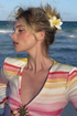 Tropical Frangipani Shape Acrylic Claw Hair Clip