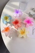 Tropical Frangipani Shape Acrylic Claw Hair Clip