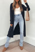 Tunic Length Long Sleeve Shift Silhouette Cardigan