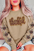 Turkey Themed Thankful Graphic Rustic Inspired Layering Sweatshirt