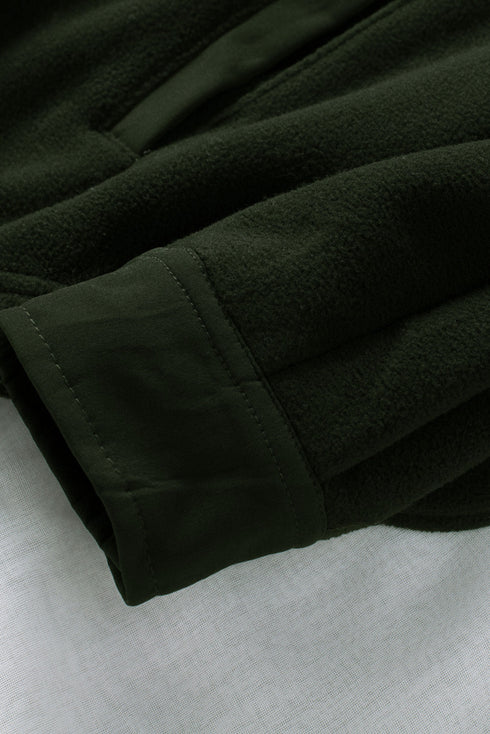 Turn Down Collar Buttoned Shirt Jacket