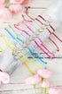Twelve Piece Minimalist Heart Alloy Stacking Bracelets