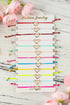 Twelve Piece Minimalist Heart Alloy Stacking Bracelets