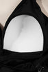 Twist Front Ruched V Neck One Piece Swimsuit