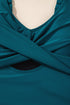 Twisted Front Keyhole Detail Side Tie Swim Dress