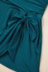 Twisted Front Keyhole Detail Side Tie Swim Dress