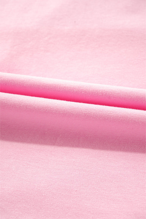 Two Tone Half Buttons Collared T Shirt