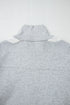 Two Tone Quarter Zip Relaxed Fit Pullover