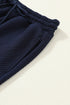 Ultra Loose Textured Slouchy Matching Pant Set