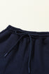 Ultra Loose Textured Slouchy Matching Pant Set