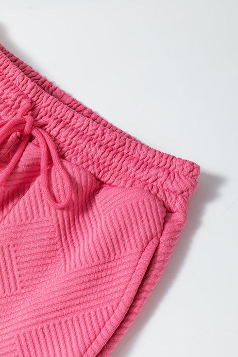 Ultra Loose Textured Slouchy Matching Pant Set