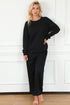 Ultra Loose Textured Slouchy Matching Pant Set