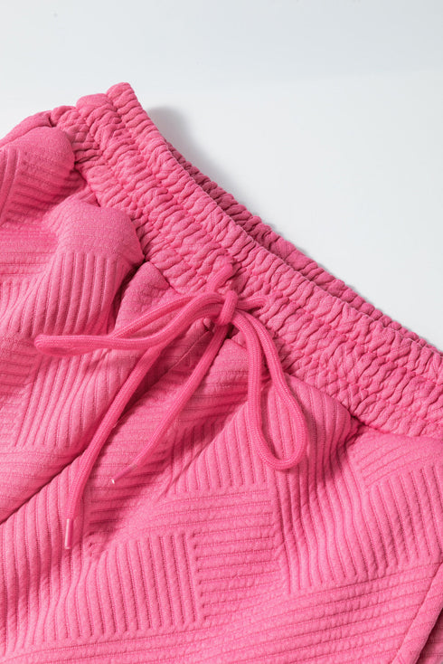 Ultra Loose Textured Slouchy Matching Pant Set