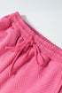Ultra Loose Textured Slouchy Matching Pant Set