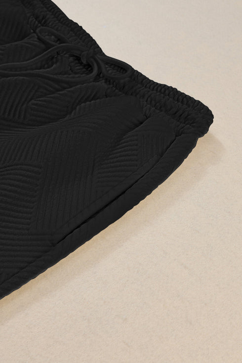 Ultra Loose Textured Slouchy Matching Pant Set