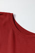 Ultra Loose Textured Slouchy Matching Pant Set