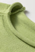 Unique Fish Knit Oversized Round Neck Sweater