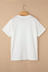 USA Graphic Print Short Sleeve Crew Neck Tee
