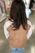 V Neck Lace Sleeve Patchwork Textured Blouse