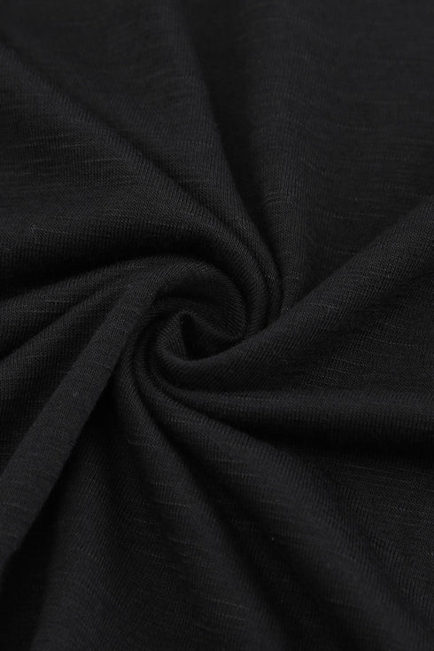 V Neck Lace Trim Short Sleeve Top